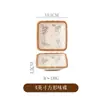 Juego de cuenco y plato de cerámica retro estilo japonés con esmalte debajo, que incluye cuencos para arroz, cuencos para sopa, cuencos para fideos instantáneos, platos y vajilla para uso doméstico