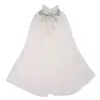 Disfraz de Performance Infantil Elsa Princesa Capa Frozen Niña Cosplay Anna Manto de Halloween Chal de Malla