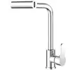 Grifo de Cascada de Comercio Exterior para Cocina Grifo de Agua Caliente y Fría Modo de Cuatro Velocidades Fregadero Grifo de Agua Caliente y Fría Giratorio 360 grados