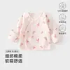 Camiseta de Algodón para Bebé Recién Nacido de Espalda Abierta, Sin Costuras, 0-3 Meses, Estilo Primavera/Verano, Ropa Estilo Monje, Top para Bebé Clase A