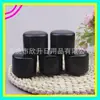 Botella de gel para esmalte de uñas negro, 40g; frasco de crema negro; botella de cera para el cabello, 40 ml; botella de boca ancha; botella dispensadora de mascarilla de arcilla; botella de cera para el cabello