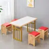 Mesa de Jantar de Laje de Pedra, Lanchonete e Loja de Chá com Leite, Restaurante Loja de Macarrão, Cadeiras com Almofada Macia, Cafeteria, Restaurante, Loja de Ramen de Lanzhou, Mesas, Cadeiras, Bancos