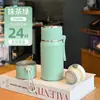 Taza Termo Personalizable Forma de Bala Gran Capacidad Dibujos Animados Alto Valor Acero Inoxidable 304 Vaso de Agua Taza para Estudiantes Niños