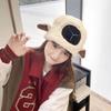 ¡Una oveja! [Recomendado por Anchor] Gorro de lana de cordero grueso, cálido y bonito de invierno.