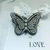 Estilo Mariposa Joyería Accesorios para el Cabello Chapado en Rodio Pedrería Transferencia de Calor Ropa Tela No Tejida Accesorios para Prendas Elementos Animales