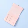 En Stock Hebilla Elástica de Extensión para Sujetador Colorida Poliéster Acero Inoxidable Ropa Interior de Sujetador para Mujer Hebilla de Tres Filas Hebilla Elástica de Extensión