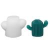 Molde de Silicona de Cactus Suculento Simulado Molde para Pastel Fondant Chocolate Molde de Silicona para Vela de Aromaterapia Yeso