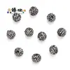 Venda Quente Transfronteiriça Broca de Bola com Furo Reto de 10mm Bola de Bayberry Contas Shambhala Acessórios de Cabelo DIY Acessórios para Pulseira Várias Cores