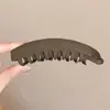 Grampo de Banana Grande para Cabelo de Mulheres com Cabelo Grosso, Novo Modelo 2025, Ferramenta para Rabo de Cavalo Alto, Presilha de Garra para Fixação na Parte de Trás da Cabeça, Presilha Vertical