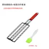 En stock mayoreo hierro forjado herramienta multifuncional para barbacoa clip para red de barbacoa para salchicha de jamón camping al aire libre barbacoa clip antiquemaduras
