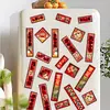 Novos Ímãs de Geladeira Estilo Chinês, Decorações Personalizadas de Ano Novo e Festival da Primavera, Suprimentos de Decoração para Casa Nova, Ímãs Macios da Tendência Nacional