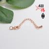 Accesorios de joyería para hacer tú mismo, collar de perlas, pulsera, cierre de langosta con cadena de extensión de cola de gota de agua