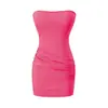Vestido Tubinho Sexy Chique Estilo Francês com Bojos, Vestido Bodycon Justo que Marca a Cintura para Mulheres, Vestido Curto para Camadas