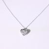 Collar de Amor de Acero de Titanio para Mujer Colgante de Alta Gama Casual Nicho Más Fácil de Combinar Joyería de Lujo Ligero Ins Venta al por Mayor