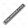 El etiquetado quattro es adecuado para el logotipo de modificación trasera Audi 4WD