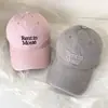 Gorra de béisbol simple bordada de copa profunda para mujer con circunferencia de cabeza grande, ala ancha, hace que la cara parezca más pequeña, gorra de pico de pato extragrande y profunda