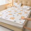 Lençol de Cama Impermeável Novo 2025, à Prova de Urina, Respirável, Tapete Lavável à Máquina, Protetor de Colchão de Desenho Animado, Capa de Proteção contra Poeira, Capa de Cama Totalmente Envolvente