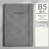 Cuaderno Mengjin A5 con Encuadernación de Tira y Cubierta de Cuero Sintético con Textura Vintage, Portátil para Uso de Negocios y Oficina