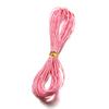 Cuerda Encerada Taiwanesa 1mm Línea Encerada Trenzada de Tres Hebras Protección Ambiental Joyería 10 m Cuerda para Joyería de Color Sinterizable Acrílico