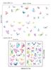 Adesivos de parede de borboletas coloridas sala de estar quarto Jardim de Infância Jardim de Infância adesivos de decoração de parede de fundo geração AliExpress transfronteiriça