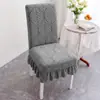 Funda de silla universal para cuatro estaciones para uso en el hogar, respaldo antideslizante todo en uno, funda de silla de comedor integrada, elástica y engrosada