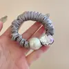 Modelo Nuevo 2025 Scrunchie de Satén Elegante Estilo Coreano para el Cabello para Mujeres, Accesorio de Moda Versátil