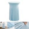 Fundas Elásticas para Mesa Cuidadosamente Seleccionadas para Bodas, Mesas de Cóctel de Hotel, Mesas Redondas Altas Transfronterizas, Faldas de Mesa Elásticas Decorativas Anti-Pilling