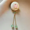 Nuevo Broche de Esmalte Chino Retro Fénix Pipa Abanico Flor Pin Accesorios Hanfu Qipao Broche de Tendencia Nacional
