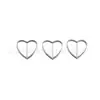 Aleación Transfronteriza Europea y Americana Simple Forma de Corazón Hueco Joyería Cadena Personalizada Versátil Corazón Collar Creativo Accesorios para Ropa
