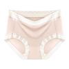 3 Piezas Envío Gratis Nuevo Verano Mujer Seda de Hielo-C deg Delgado Antibacteriano Piel de Leche Ropa Interior Anti-Enrollamiento Empalme Encaje Pantalones Frescos