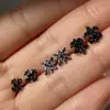 Pendientes de aro Europa y Estados Unidos Ins a estilo simple Joker pendientes de pareja para hombres y mujeres joyería al por mayor palabra de arroz estrellas nocturnas