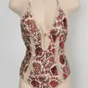 Nuevo Traje de Baño Sexy Conservador para Mujer Estilo Coreano Celebridad de Internet Cubre Vientre y Adelgaza Espalda Descubierta Enterizo Traje de Baño para Aguas Termales