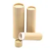 Latas Cilíndricas de Papel Kraft Minimalistas Personalizadas del Fabricante Original, Empaque Especializado para Barras de Desodorante, Se Pueden Imprimir con Logo