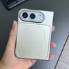 Adecuado para iPhone 18 DUO, funda de teléfono magnética de cristal Corning plegable, funda de teléfono mate para Apple 18 DUO