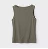 Camiseta sin mangas Youkesi para mujer con escote Bardot, top elástico acanalado, color liso, fina y sencilla, capa base versátil para el verano