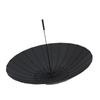 Paraguas para Hombre 24 Varillas Mango Largo Paraguas Recto Tamaño Grande para el Hogar Reforzado Resistente Impermeable Paraguas Negro de Negocios Paraguas Especial para Tormenta