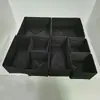 Caja de Almacenamiento de Ropa Interior de Tela Organizador de Cajones Plegable Compartimentos para Calcetines Sujetadores Calzones Caja de Almacenamiento Esencial para el Hogar