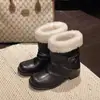 Botas de Nieve Cálidas Retro para Mujer 2026 Otoño/Invierno Botines Cortos Súper Bonitos con Hebilla Botas de Piel Botas de Algodón del Noreste Botas de Moda