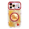Soporte de Pony con Fuegos Artificiales Adecuado para Funda de Teléfono Apple 17 Pro Max, iPhone 15 Hilo de Plumas 16, Funda Protectora Xiaomi 14