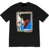 Camiseta Malcolm X 25Ss Marca Trendy Europea y Americana Foto de Personaje Camiseta de Manga Corta Algodón Puro para Hombre y Mujer Manga Media Pareja