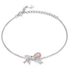 Tonglin Comércio Exterior Novo Estilo Pulseira de Prata Pura Pulseira de Laço Torcido para Mulheres Joias de Alto Padrão Prata S925 Galvanoplastia Bicolor