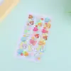 Coração de Amor Pedras Preciosas Diamante Adesivos DIY Adesivos Decorativos Adesivos para Rosto Diamantes Acrílicos 3D Diário Artesanal Natal