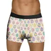 Ropa Interior Masculina Adulta Europea y Americana de Pascua Impresa en 3D de Seda de Leche de Cintura Media Sexy tipo Boxer