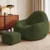 Cadeira de lounge para lazer em casa com varanda para adultos, adequada para dormir, poltrona puff individual para cochilo, sofá reclinável preguiçoso