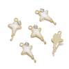 Pingente de amor em liga metálica com estrela de cinco pontas, estilo retrô, pingente de planeta, pulseira, colar, acessórios para pendurar, revestimento