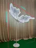 Nuevos Accesorios para Bodas Luces de Mariposa Luminosas Alas Guía de Camino Escenario T Decoración de Salón de Bodas Adornos Colgantes del Techo Arreglo