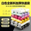 Bolsas de mensajería blancas de material nuevo engrosado 28*42, bolsas de embalaje para mensajería 38*52, bolsas impermeables para logística y ropa
