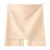 Shorts de segurança para mulheres, estilo fino de verão, controle de barriga, lingerie sem costura, shorts boxer femininos, saia-calça dois em um
