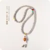 Collar de Cuentas Budistas de Semilla de Bodhi Estrella Luna Natural Multicírculo Alta Densidad para Hombres y Mujeres, Pulsera de Pareja