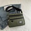 Bolsa grossa casual da moda, bolsa de nylon, bolsa de ombro horizontal, bolsa crossbody, bolsa registradora, primavera 2025, nova bolsa feminina da moda
